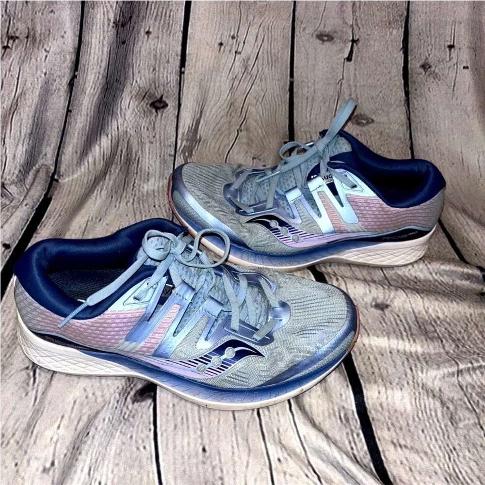 Saucony Ride ISO Blue 2019 Women’s Size 8.5 Tennis Shoes Sneakers Running Jogger
